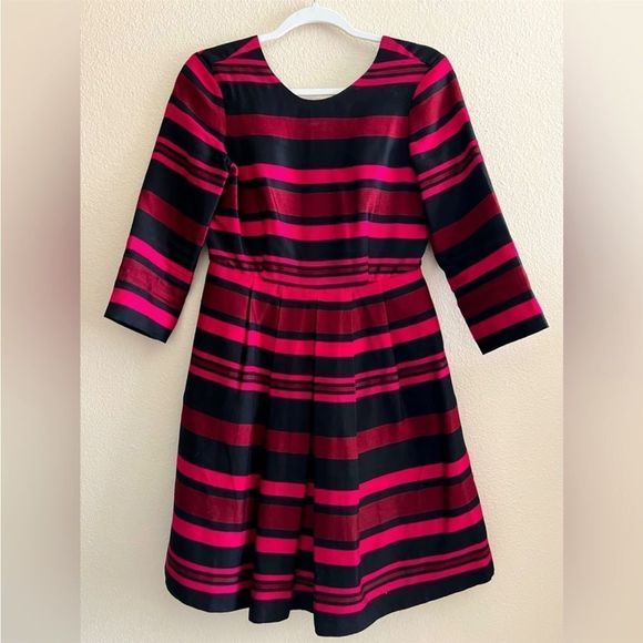 Draper James Collection Cabernet Stripe Dress - Picture 6 of 14